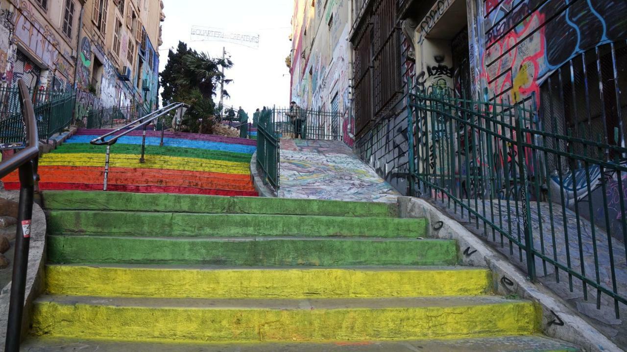 Quartier Des Createurs "La Plaine Cours Julien" Chambre Privee Dans Appartement Menage Frequent Des Parties Commune Marsilia Exterior foto